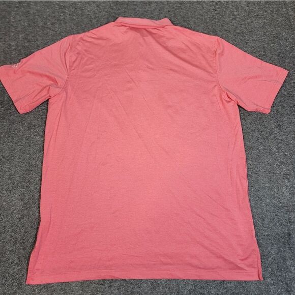 Peter Millar Summer Comfort Mens Size XL Polo Golf Shirt Light Red Performance - Picture 2 of 10